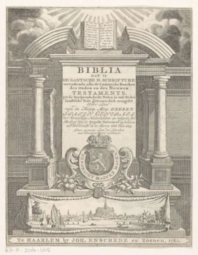Architectural setting and view of a city on water
