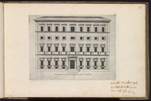 Façade of the Villa Celimontana in Rome