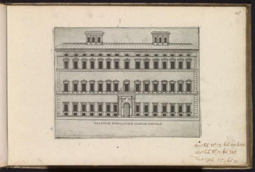 Façade of the Palazzo Caetani in Rome