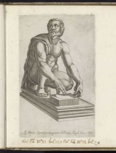 Sculpture of the Roman Consul Marcus Manlius