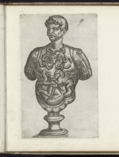 Portrait Bust of a Man with a Mustache