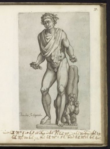 Sculpture of Bacchus