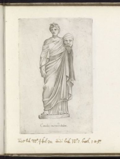 Sculpture of Comedia