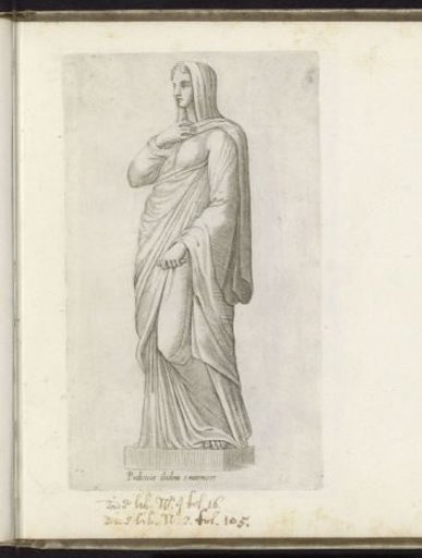 Sculpture of Pudicitia