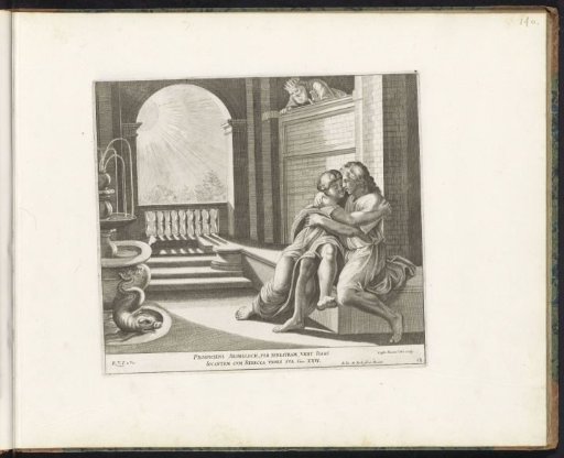 Abimelech Sees Isaac Caressing Rebekah