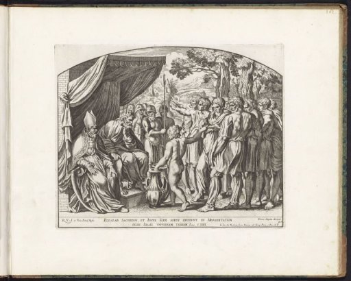 Eleazar and Joshua Dividing the Promised Land Among the Twelve Tribes