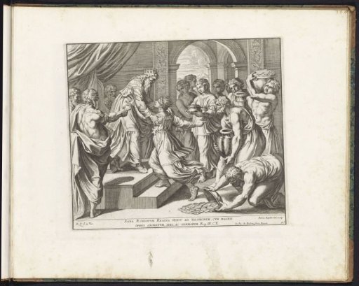 The Queen of Sheba Bringing Gifts to Solomon