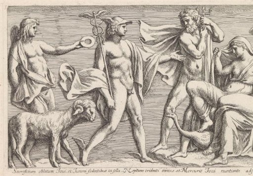 Relief with a sacrifice to Jupiter and Juno