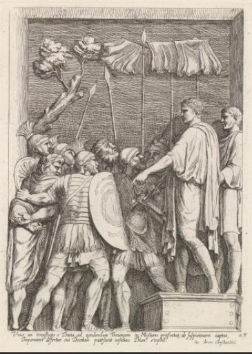 Relief of a Roman Legionary Bringing a Prisoner to the Emperor