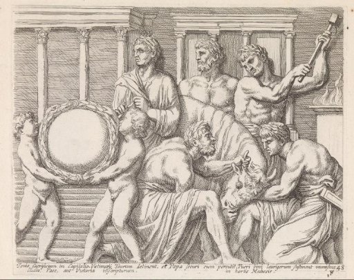 Relief with a sacrificial scene