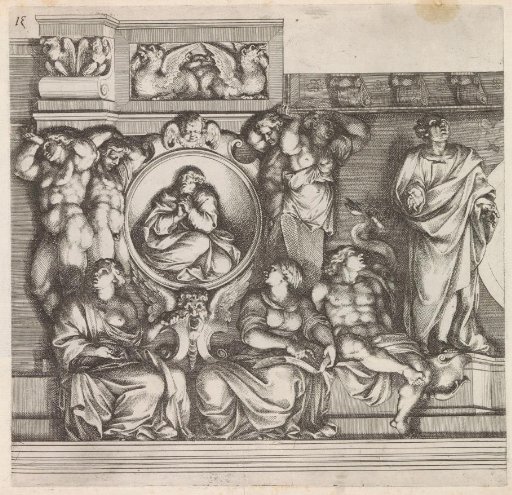 Peter or Paul in a tondo