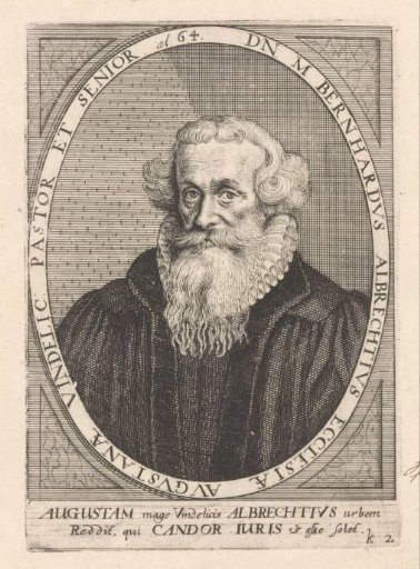 Portrait of Bernhard Albrecht at the age of 64