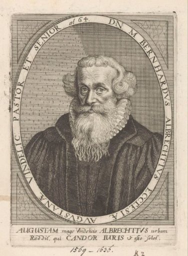 Portrait of Bernhard Albrecht at the age of 64