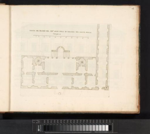 Plan of the Villa Medici