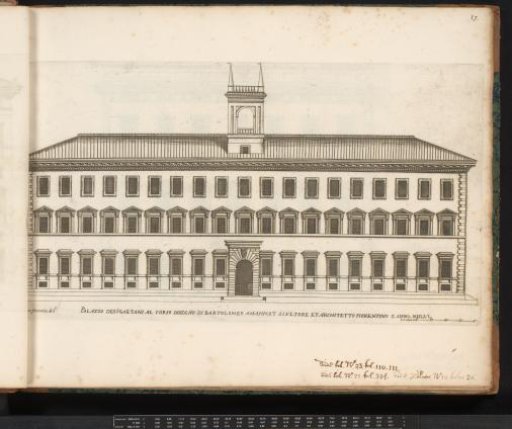 Facade of the Palazzo Ruspoli