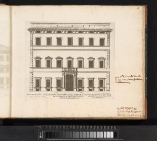 Facade of the Palazzo Valentini