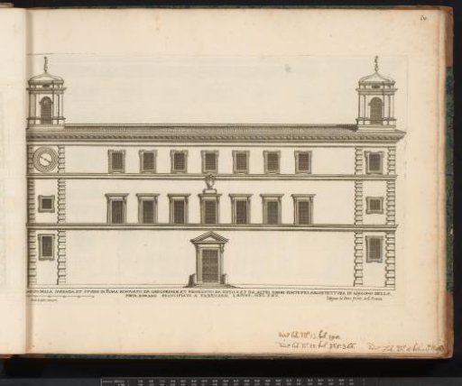 Facade of the Archiginnasio della Sapienza