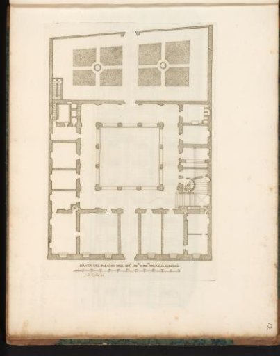 Plan of the Palazzo Torlonia