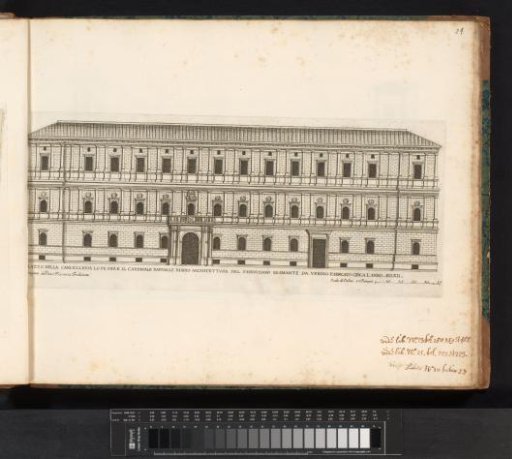 Facade of the Palazzo della Cancelleria