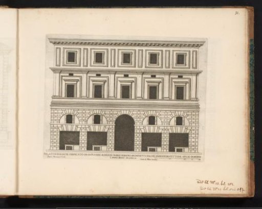 Facade of the Palazzo Alberini Cicciaporci