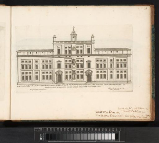 Façade of the Collegio Romano