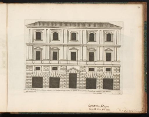 Façade of Palazzo Maccarani Stati