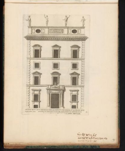 Façade of Palazzo Muti