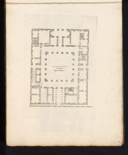 Plan of Palazzo Farnese
