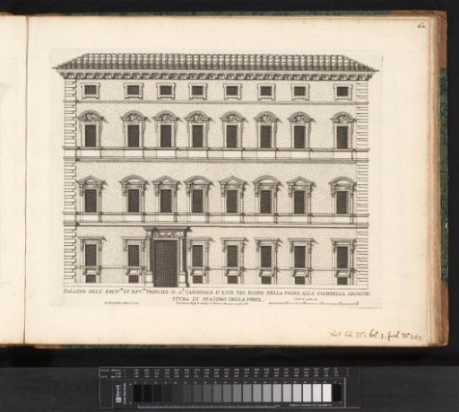 Façade of the palace of Cardinal d'Este