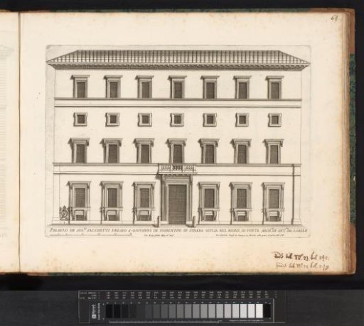 Façade of Palazzo Sacchetti