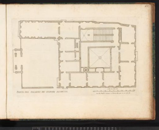 Plan of Palazzo Sacchetti