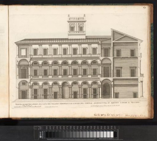 Façade of the Inner Courtyard of Palazzo Borghese