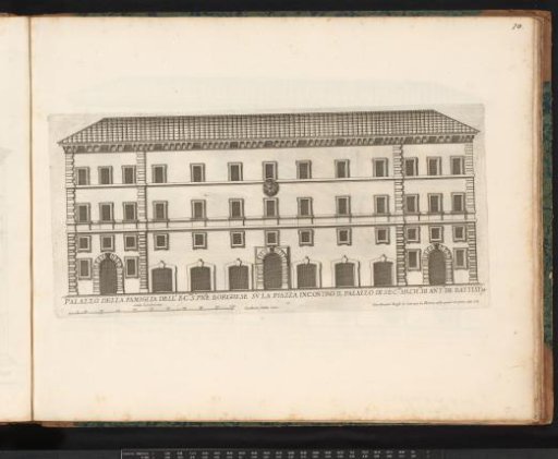 Façade of Palazzo Borghese