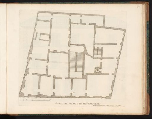 Plan of Palazzo Crescenzi