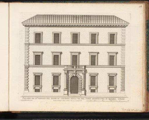Façade of Palazzo Verospi