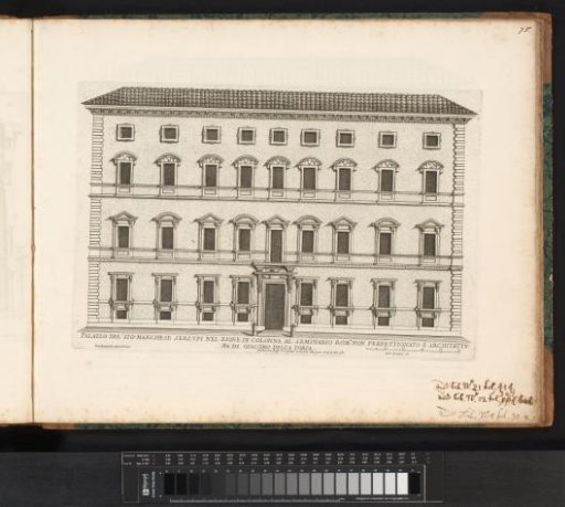 Façade of Palazzo Serlupi