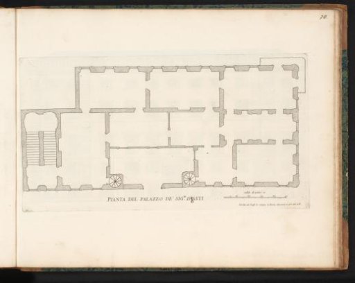 Plan of Palazzo Bonaparte