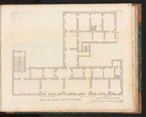 Plan of Palazzo Falconieri
