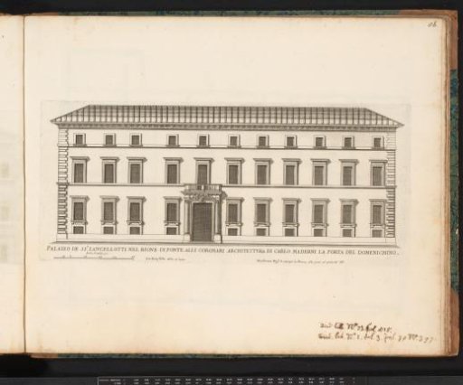 Façade of Palazzo Lancellotti