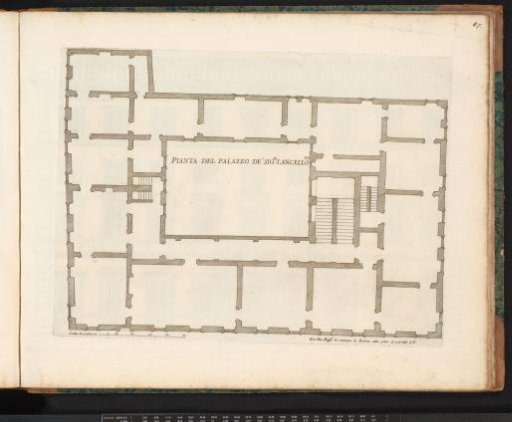 Plan of Palazzo Lancellotti