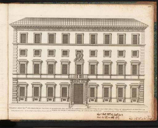 Façade of Palazzo Albertoni-Spinola