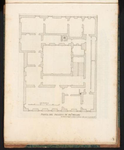 Plan of Palazzo Millini