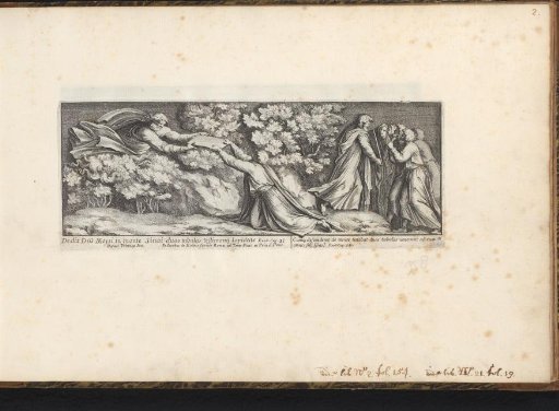 Moses receiving the Tables of the Law