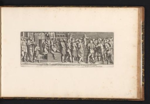 Gonfaloniere Ridolfi addressing the citizens of Florence