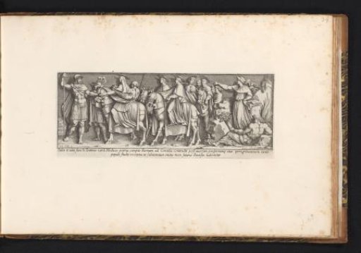 Giovanni de' Medici going to the conclave