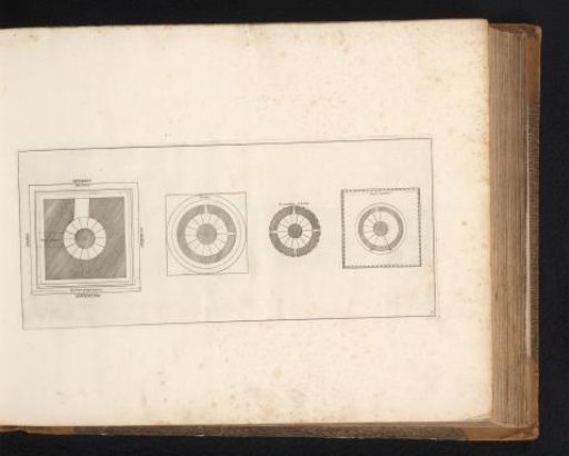 Four cross-sections of the Column of Marcus Aurelius
