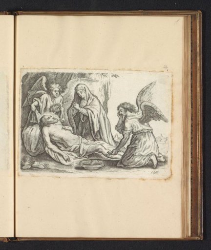 Mary at the body of Christ