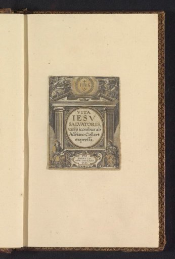 Title print of the print series on the life of Christ
