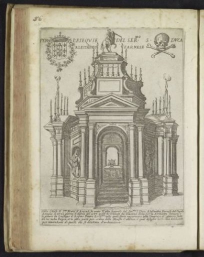 Monument of Alessandro Farnese in Santa Maria in Aracoeli in Rome