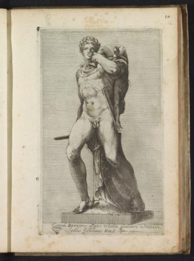 Sculpture of Emperor Commodus as a gladiator
